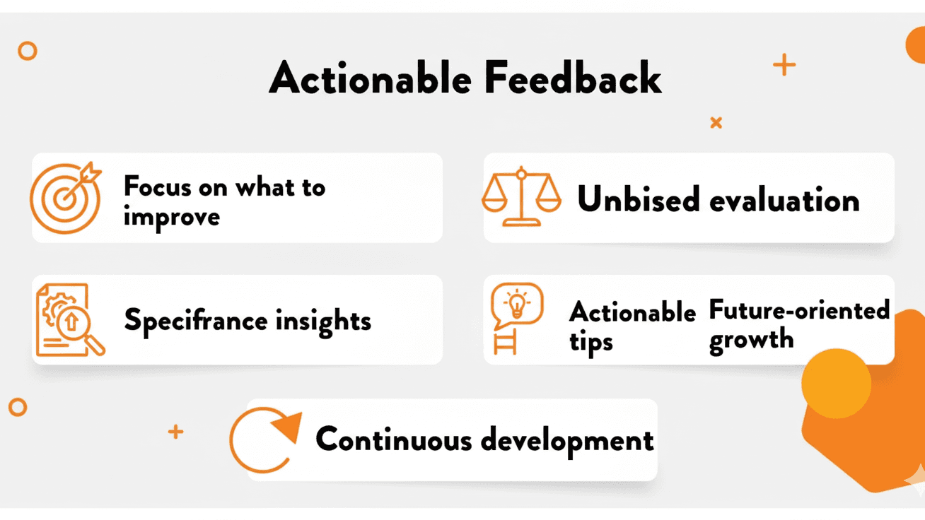Actionable Feedback